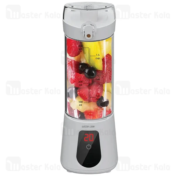 مخلوط کن قابل حمل گرین لاین Green Lion Juice Mate Pro GNJUMTPR20BK ظرفیت 470 میلی لیتر