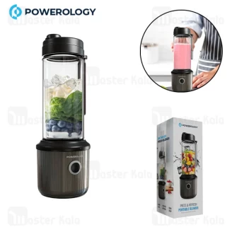 مخلوط کن قابل حمل شارژی پاورولوژی Powerology Press Refresh PSM013BK