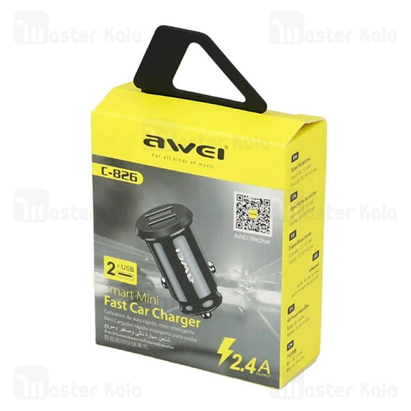 شارژر فندکی اوی Awei C-826 توان 12 وات