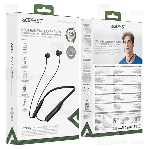 هندزفری بلوتوث گردنی ایس فست ACEFAST N9 Wireless Earphones