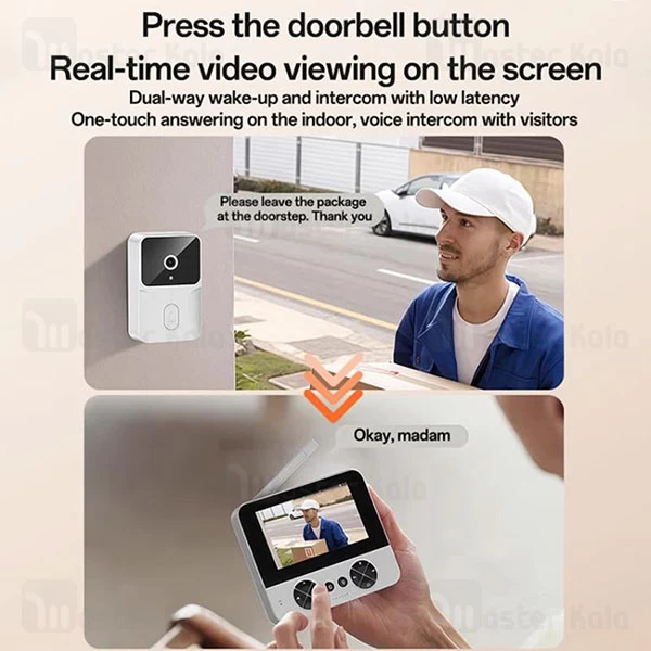 زنگ در هوشمند یسیدو Yesido KM27 Video Doorbell