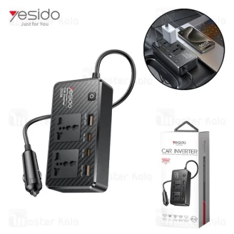 شارژر فندکی و چند راهی برق خودرو یسیدو Yesido VC07 توان 200 وات