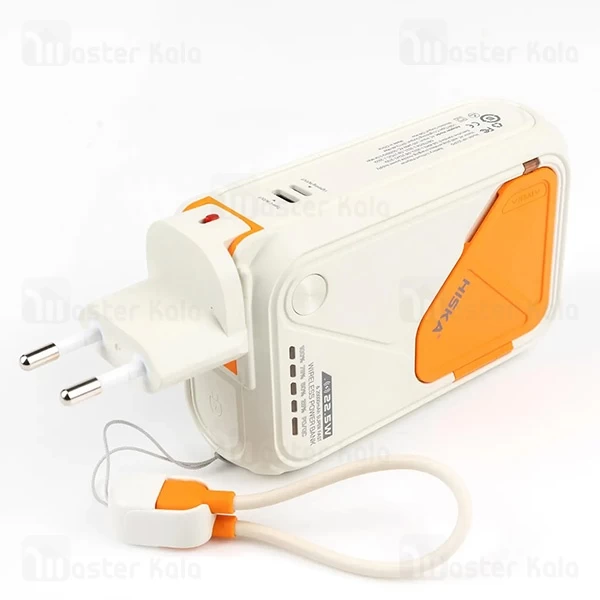 پاوربانک وایرلس 20000 هیسکا Hiska HP-223PD توان 22.5 وات