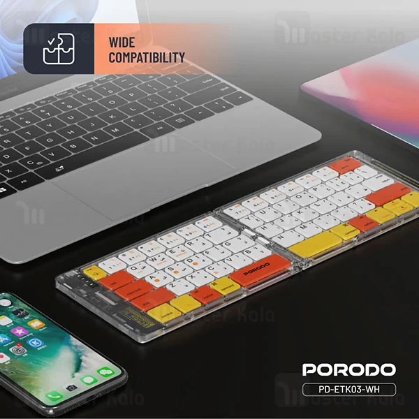 کیبورد بلوتوثی تاشو پرودو Porodo ETK03