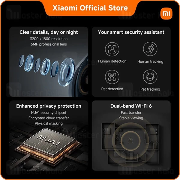 دوربین نظارتی هوشمند شیائومی Xiaomi C500 Smart Camera MBC24