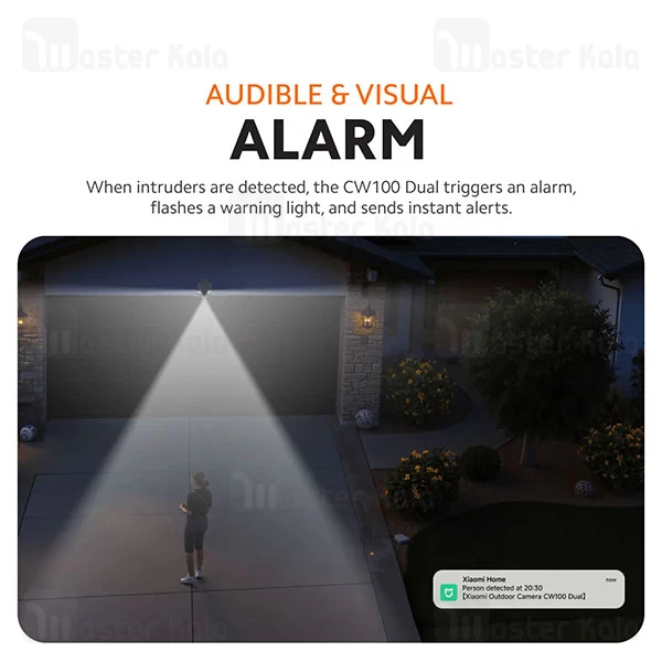 دوربین نظارتی هوشمند شیائومی Xiaomi CW100 Dual Outdoor Camera MJSXJ26CM