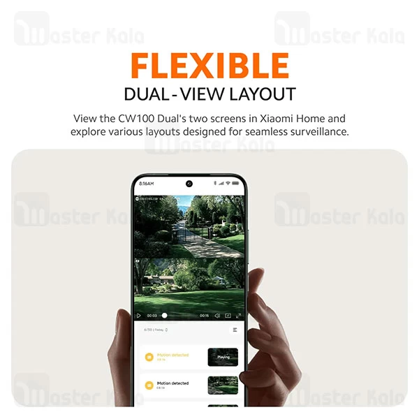 دوربین نظارتی هوشمند شیائومی Xiaomi CW100 Dual Outdoor Camera MJSXJ26CM