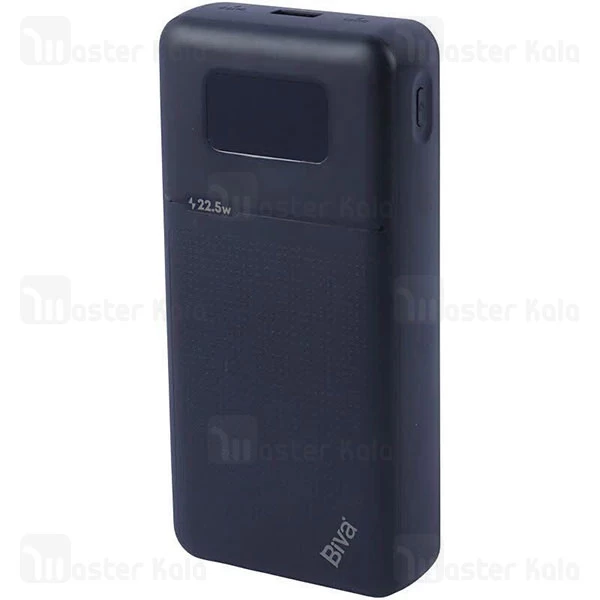پاوربانک 20000 بیوا Biva BP-047 توان 22.5 وات با کابل متصل
