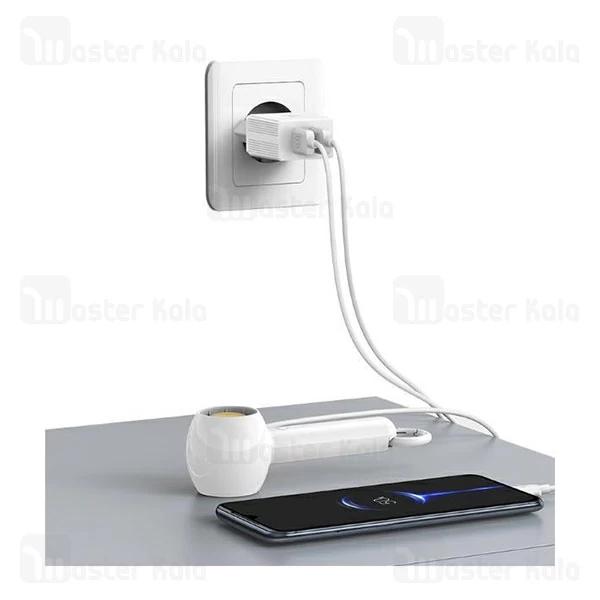 شارژر دیواری یوسمز USAMS CC090 شدت جریان 2.1 آمپر