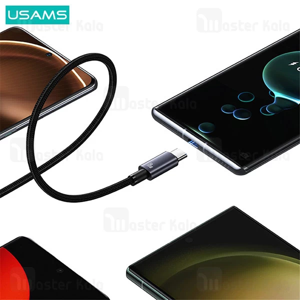 کابل Type-C یوسمز USAMS SJ680 طول 0.25 متر توان 18 وات