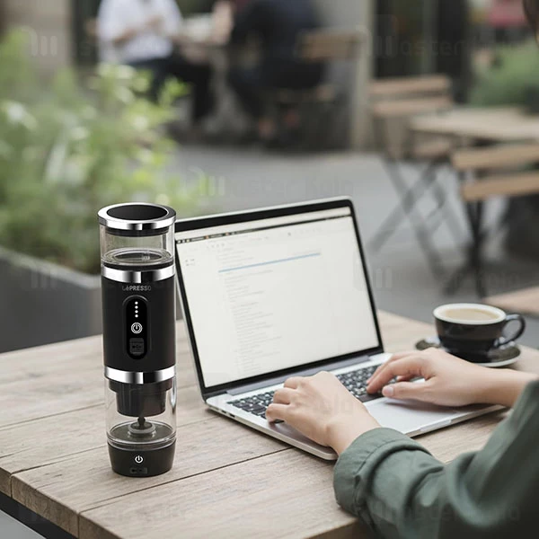 قهوه ساز قابل حمل لپرسو LePresso 4 in 1 Portable Coffee Machine LPCFFM4IN1BK