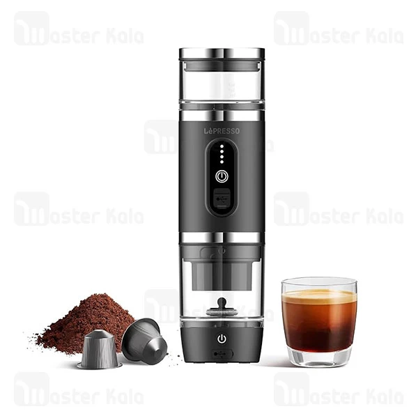 قهوه ساز قابل حمل لپرسو LePresso 4 in 1 Portable Coffee Machine LPCFFM4IN1BK