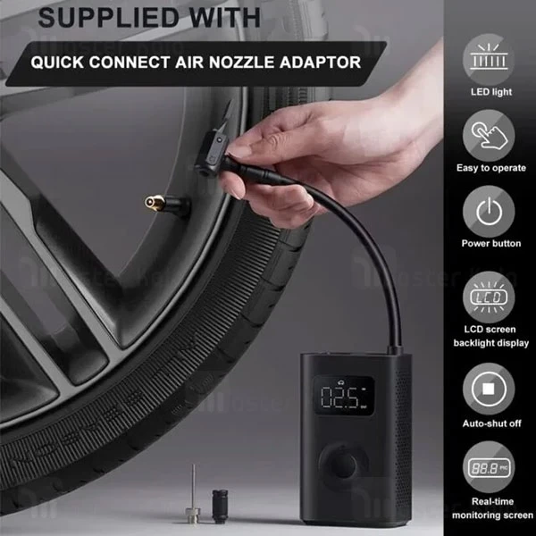 کمپرسور باد شارژی شیائومی Xiaomi Air Pump Compressor 2D MJCQB07QWS
