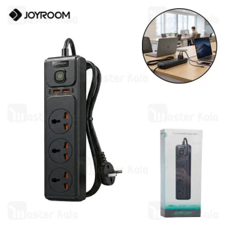 چند راهی برق و شارژر جویروم Joyroom JR-TE1 دارای 4 پورت