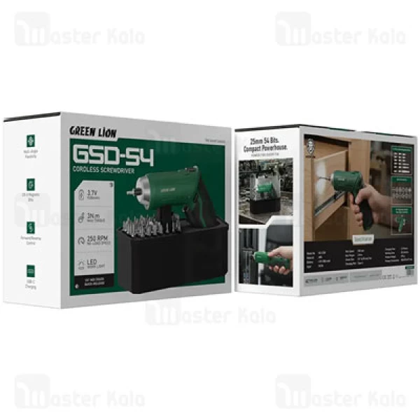 پیچ گوشتی شارژی گرین لاین Green Lion GSD-54 GNGSD54CSGN