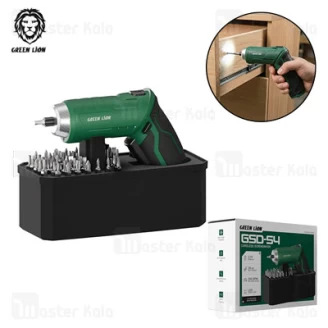 پیچ گوشتی شارژی گرین لاین Green Lion GSD-54 GNGSD54CSGN دارای 54 سری