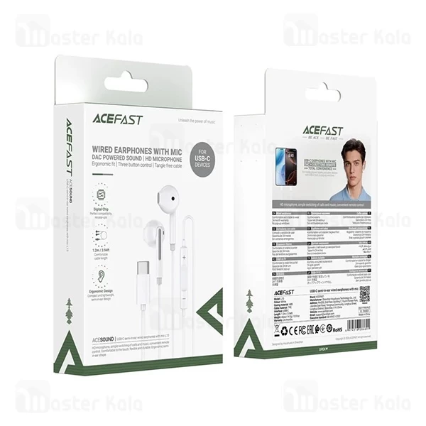 هندزفری سیمی Type C ایس فست ACEFAST L13