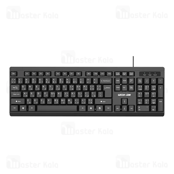 موس و کیبورد سیمی گرین لاین Green Lion GKM-100 GNGKM100WKBK