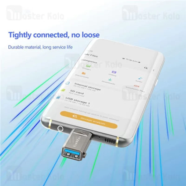 تبدیل OTG تایپ سی به USB3.0 ارلدام Earldom OT88C