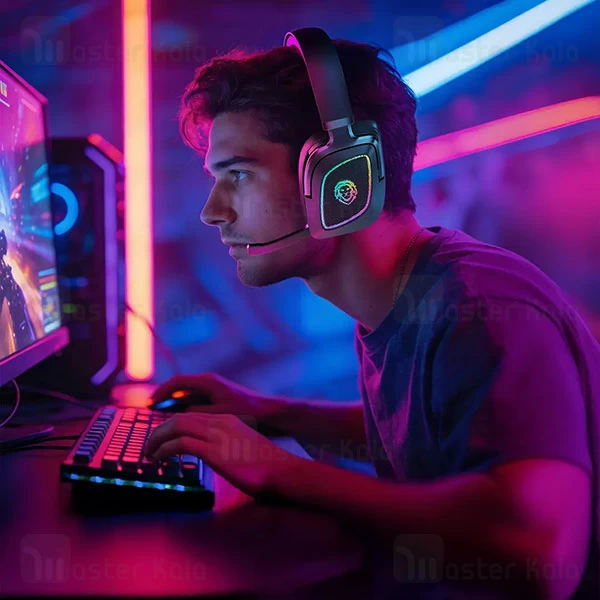 هدفون بلوتوث گیمینگ گرین لاین Green Lion Battle GNBTLGAMHPBK