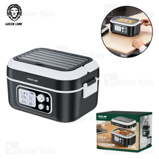ظرف غذای گرمکن دار شارژی گرین لاین Green Lion GLB-35 GNGLB35LBXBK ظرفیت 1.5 لیتر