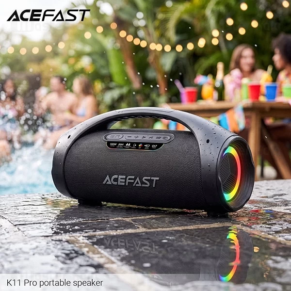 اسپیکر بلوتوث ایس فست ACEFAST K11 Pro توان 102 وات فلش خور