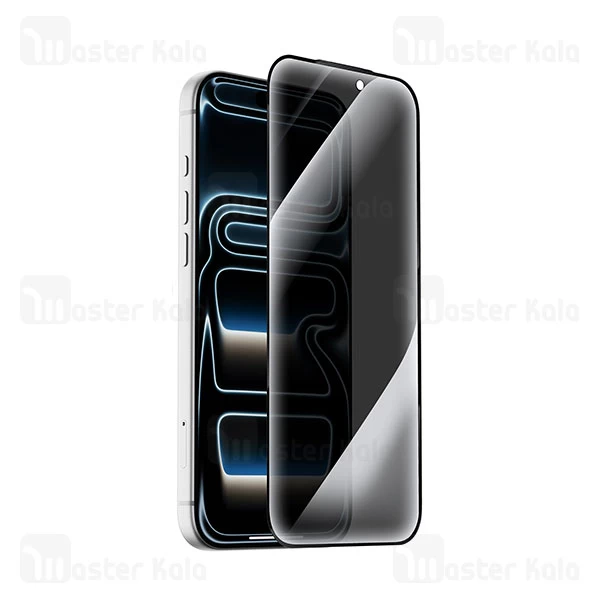 گلس حریم شخصی تمام صفحه تمام چسب آیفون ایس فست Apple iPhone 18 Pro Acefast PA3 Privacy