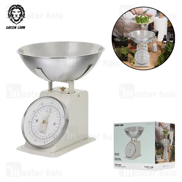 ترازو آشپزخانه گرین لاین Green Lion Vintage Kitchen Scale GNVNKSCACM
