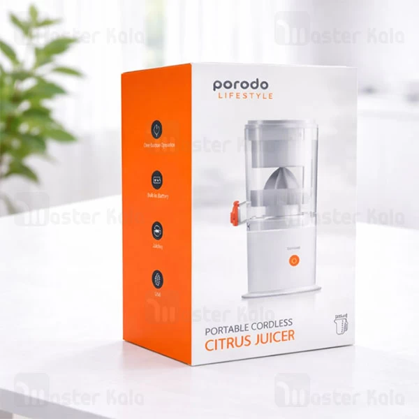 آب مرکبات گیری پرودو Porodo Lifestyle Portable Cordless LSCJ45 ظرفیت 200 میلی لیتر