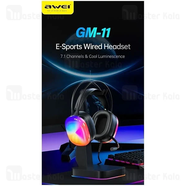 هدفون سیمی گیمینگ اوی Awei GM-11