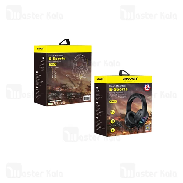 هدفون سیمی گیمینگ اوی Awei GM-5