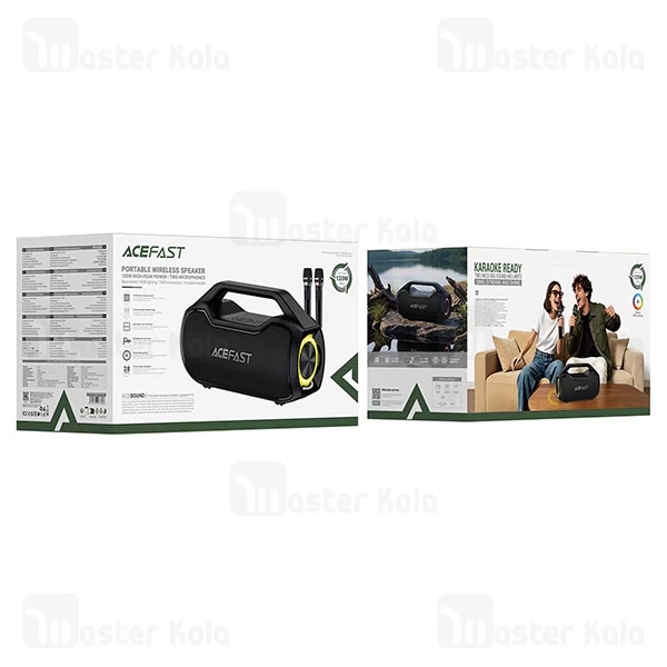 اسپیکر بلوتوث ایس فست ACEFAST K14 توان 120 وات رم و فلش خور با میکروفون