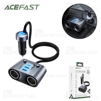 شارژر فندکی و چند راهی برق خودرو ایس فست ACEFAST B22 توان 152 وات
