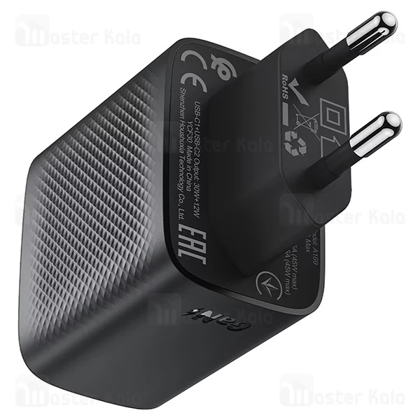شارژر دیواری ایس فست ACEFAST A169 PD45W GaN Fast Charger توان 45 وات