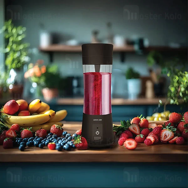 مخلوط کن قابل حمل گرین لاین Green Lion Juice Mate GNJIMTJU19 ظرفیت 380 میلی لیتر