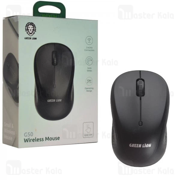 موس وایرلس گرین لاین Green Lion G50 Wireless Mouse GNG50WMSEBK