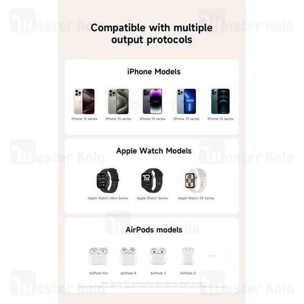 استند و شارژر وایرلس چندکاره اوی Awei W28 3 in 1 توان 15 وات با قابلیت شارژ اپل واچ