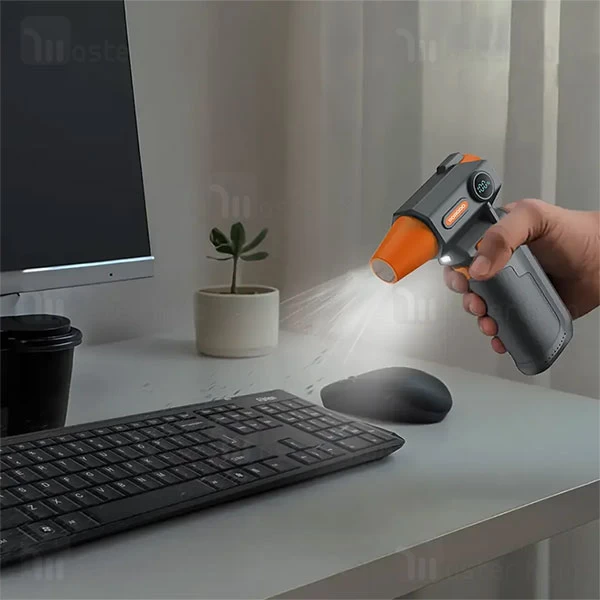 جت فن شارژی پرودو Porodo Turbo Air Duster PDTBYMG826BK دمندگی 130000 دور در دقیقه