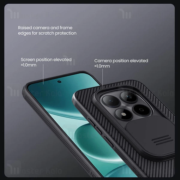 قاب محافظ Xiaomi Redmi Note 15 Pro Nillkin CamShield Pro Case دارای محافظ دوربین