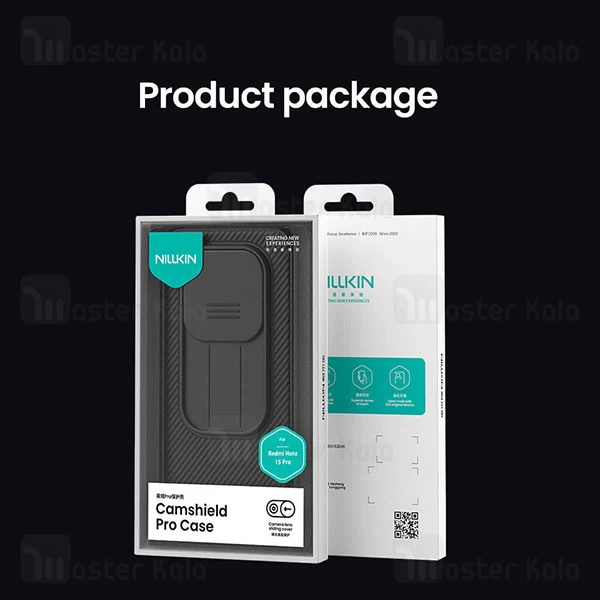 قاب محافظ Xiaomi Redmi Note 15 Pro Nillkin CamShield Pro Case دارای محافظ دوربین