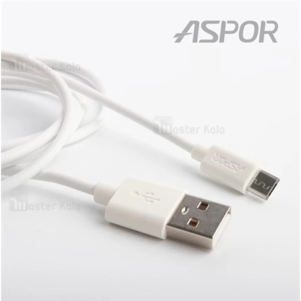 کابل میکرو یو اس بی اسپور Aspor A171 Rapid Cable با توان 2.1 آمپر