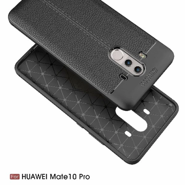 قاب محافظ طرح چرم Huawei Mate 10 Pro Auto Focus Jelly Case