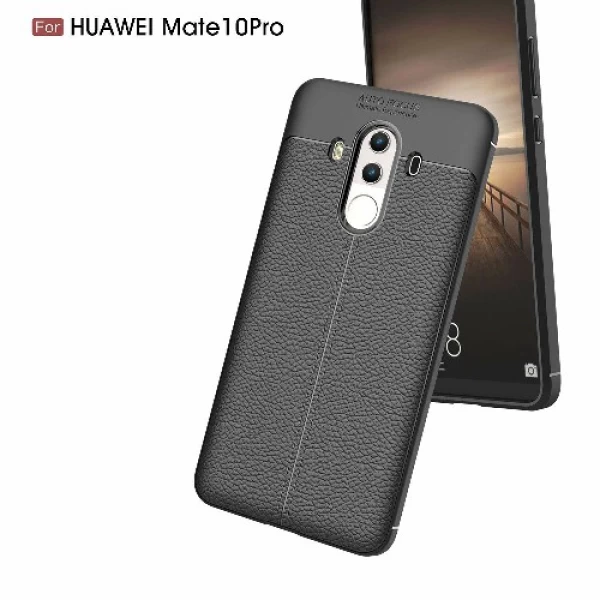 قاب محافظ طرح چرم Huawei Mate 10 Pro Auto Focus Jelly Case