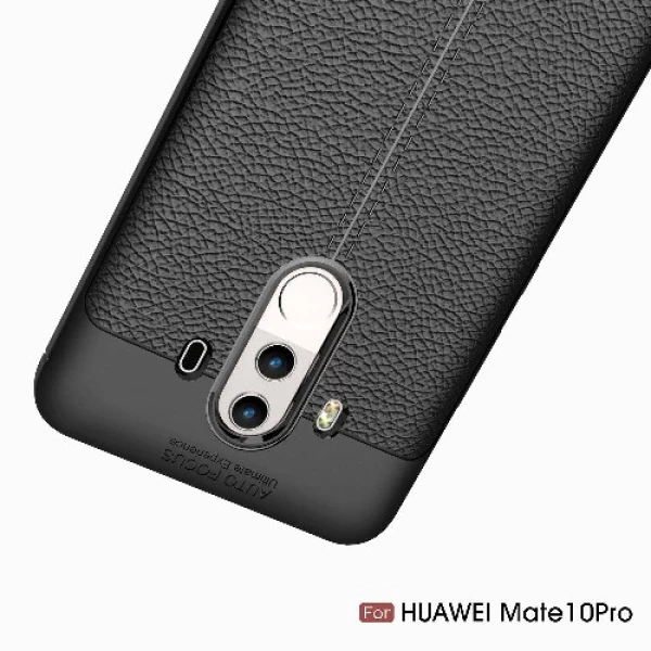 قاب محافظ طرح چرم Huawei Mate 10 Pro Auto Focus Jelly Case