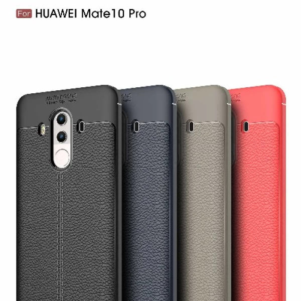 قاب محافظ طرح چرم Huawei Mate 10 Pro Auto Focus Jelly Case