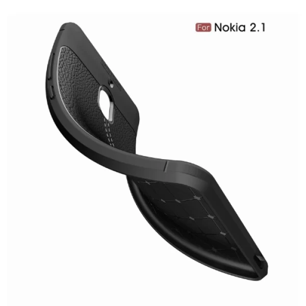 قاب محافظ طرح چرم Nokia 2.1 2018 Auto Focus Jelly Case