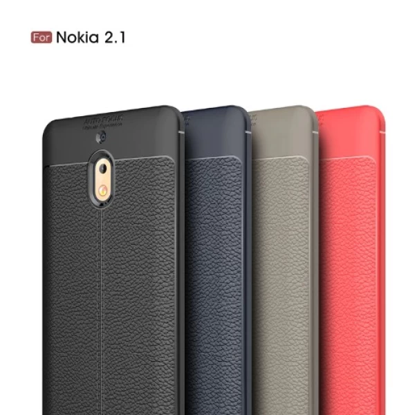 قاب محافظ طرح چرم Nokia 2.1 2018 Auto Focus Jelly Case