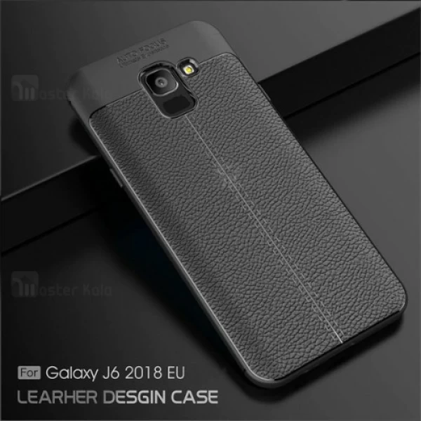 قاب محافظ ژله ای طرح چرم Samsung Galaxy J6 2018 مدل Auto Focus