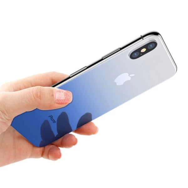 محافظ شیشه ای رنگی پشت گوشی Baseus Coloring مناسب Apple iPhone X/Xs