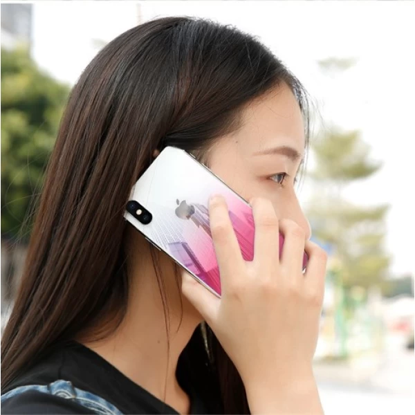 محافظ شیشه ای رنگی پشت گوشی Baseus Coloring مناسب Apple iPhone X/Xs